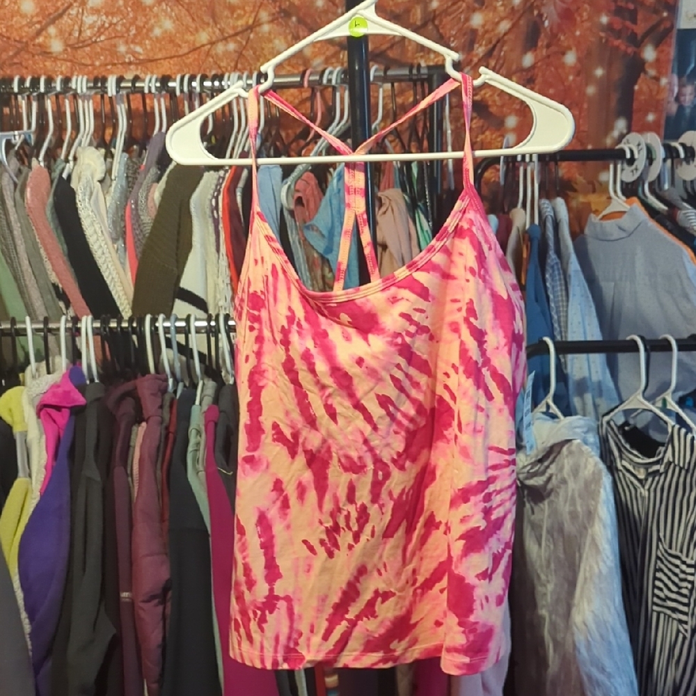 Jenni Pink Tie-Dye Camisole